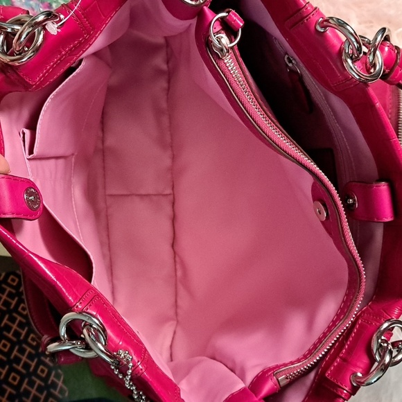 Coach NWTs Peyton Embossed Patent Leather Carryall Tote Bag - Picture 13 of 15